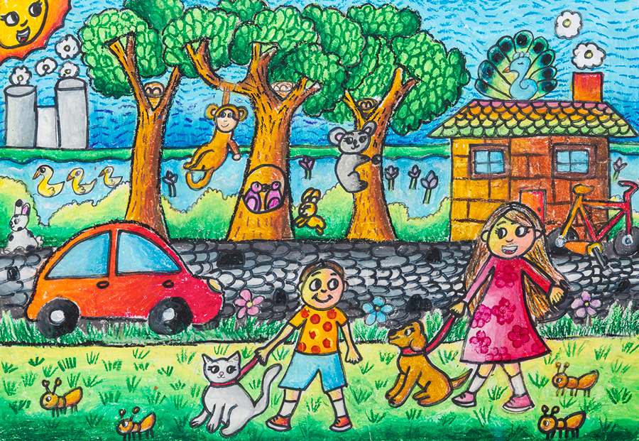 Scenery Drawing | Kids Adda-saigonsouth.com.vn